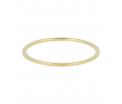 My Bendel - Picolo - Elegante 0.8mm brede goudkleurige edelstalen ring met stardust. Blijft mooi, verkleurt niet en hypoallergeen - maat 17