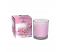 Boxed Jar Candle - Cherry Blossom - Een delicate, fruitige en bloemige geur van de prachtige kersenboom bloem - Brandtijd: +/- 45 uur Formaat: 72x81 mm