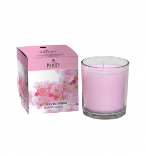 Boxed Jar Candle - Cherry Blossom - Een delicate, fruitige en bloemige geur van de prachtige kersenboom bloem - Brandtijd: +/- 45 uur Formaat: 72x81 mm