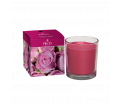 Boxed Jar Candle - Damson Rose -Deze geur combineert de fluweelzachte tonen van de majestueuze roos met de vrucht van wilde damast - Brandtijd: +/- 45 uur Formaat: 72x81mm -