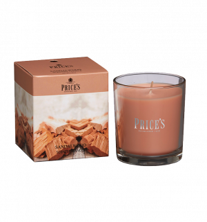 Boxed Jar Candle - Sandalwood - Een klassiek oosters aroma met houtachtige tonen en rijke topnoten - Brandtijd: +/- 45 uur Formaat: 72x81 mm -