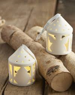 Olina Angel Lantern - Ceramic LED