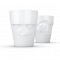 Mug Set 350ml - Grumpy&Impisch/Grummelig&Verschmitzt - white -Hoogwaardige kwaliteit hotelservies, magnetron en vaatwasmachine bestendig