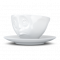 Coffee Cup 200ml - Oh Please/Och Bitte - White -Hoogwaardige kwaliteit hotelporcelein, magnetron en vaatwasmachine bestendig