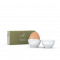 Egg Cup Set no.3 - Happy&Hmpff/Gluecklich& Hmpff - Hoogwaardige kwaliteit hotelporcelein, magnetron en vaatwasmachine bestendig