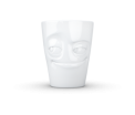 Mug with handle 350ml - Cheery/Vergnuegt - white -Hoogwaardige kwaliteit hotelservies, magnetron en vaatwasmachine bestendig
