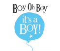 The Bright Side - Boy oh Boy it's a boy - 17x14cm - Inclusief envelop