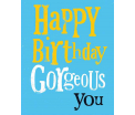 The Bright Side - Happy Birthday Gorgeous you - 17x14cm - Inclusief envelop