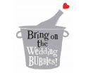 The Bright Side - Bring on the wedding bubbles! - 17x14cm - Inclusief envelop