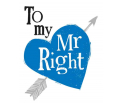 The Bright Side - To my Mr Right - 17x14cm - Inclusief envelop