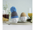Egg Cup Hat - Grey/Turquois