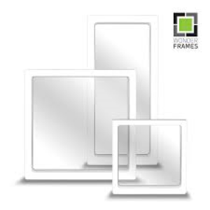 Wonderframes - White - 23x11cm - (Zonder inhoud) - liggend en staand te gebruiken