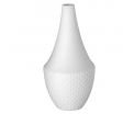 Mini vase - dots - 15cm - porcelain, glazed inside, unglazed external.